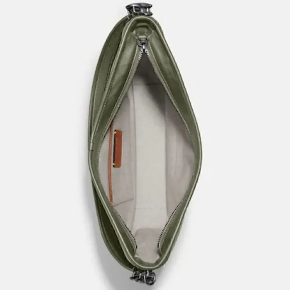 Coach Soft Tabby Pewter/Army Green